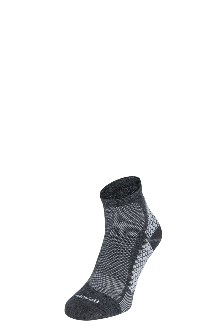 Plantar Sport Quarter Heren Hielspoor Sokken Charcoal