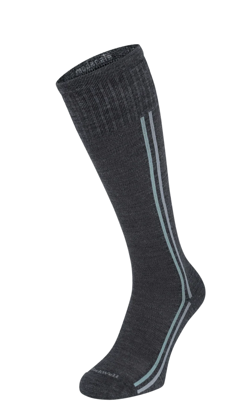 Retro Race Heren Compressiekousen Klasse 1 Charcoal
