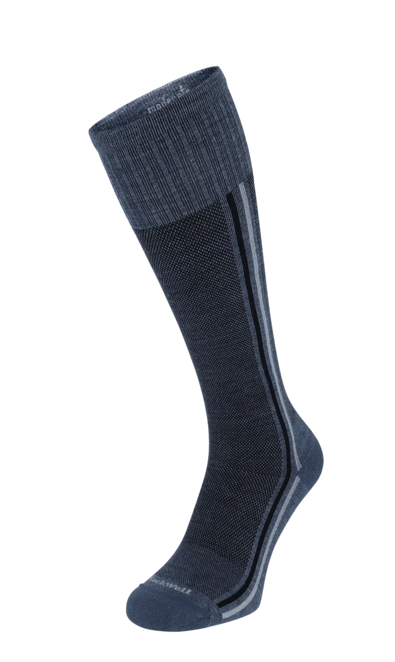 Retro Race Heren Compressiekousen Klasse 1 Denim