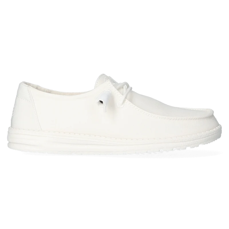 Wendy Slub Dames Instappers White
