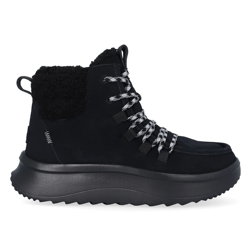 Wendy Apres Suede Cozy Dames Boots Black/Black