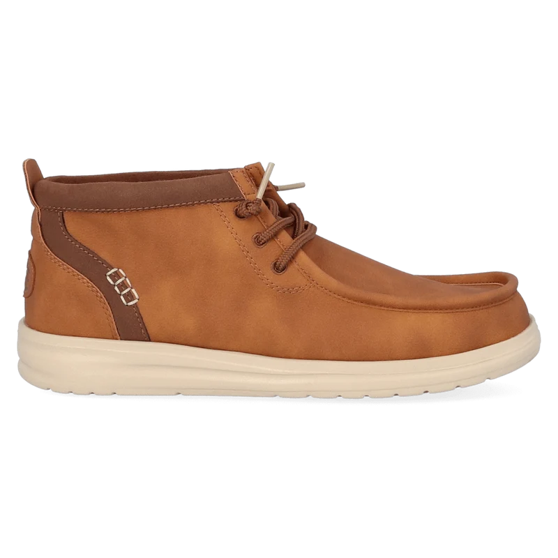 Wally Mid GripR Classic Heren Instappers Cognac/Tan