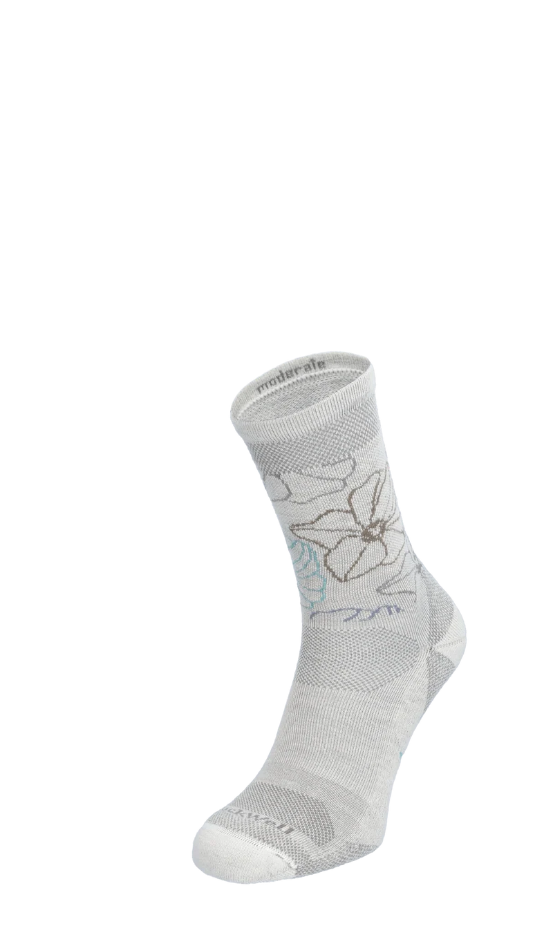 Petal Power Crew Dames Wandelsokken Klasse 1 Natural