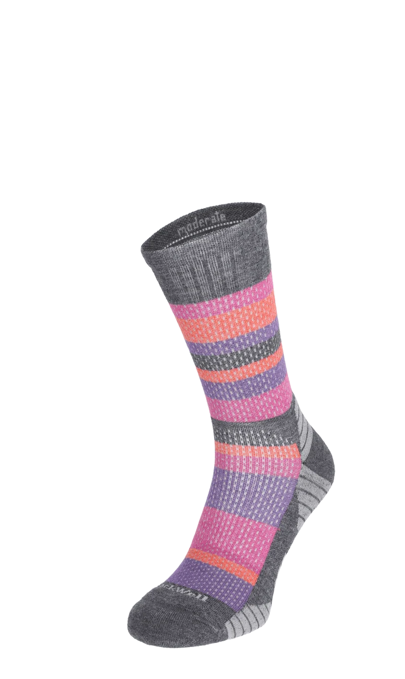 Journey Crew Dames Wandelsokken Klasse 1 Charcoal