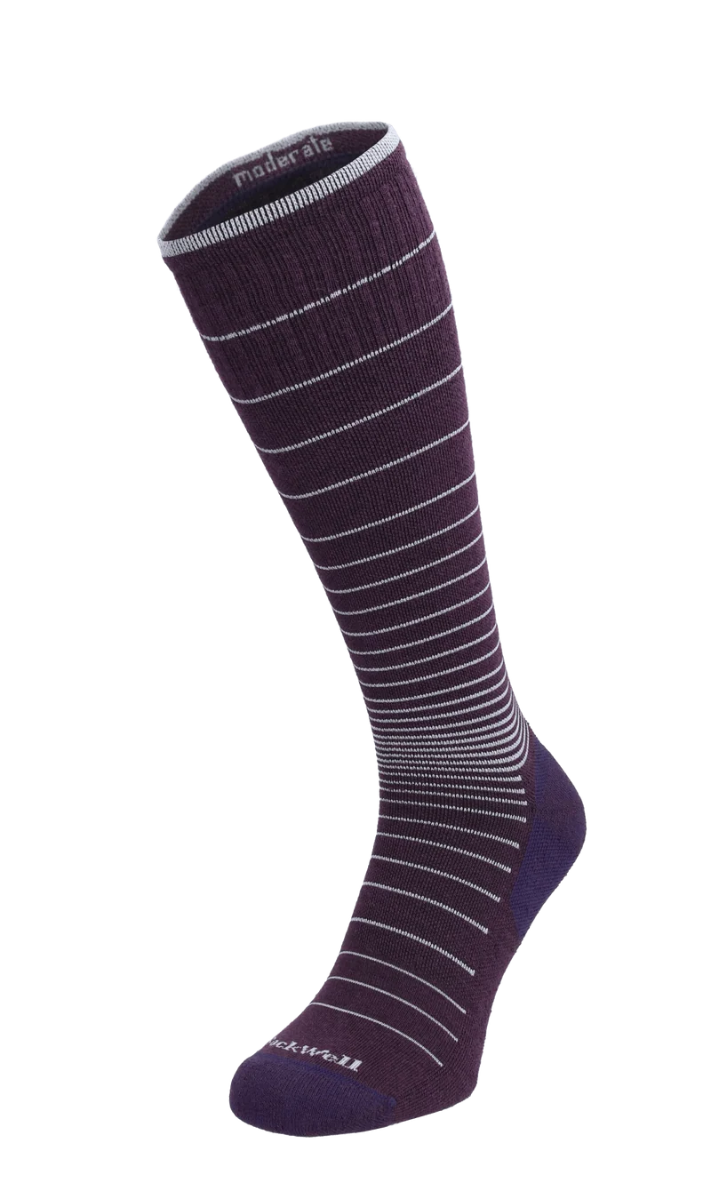 Circulator Dames Compressiekousen Klasse 1 Blackberry