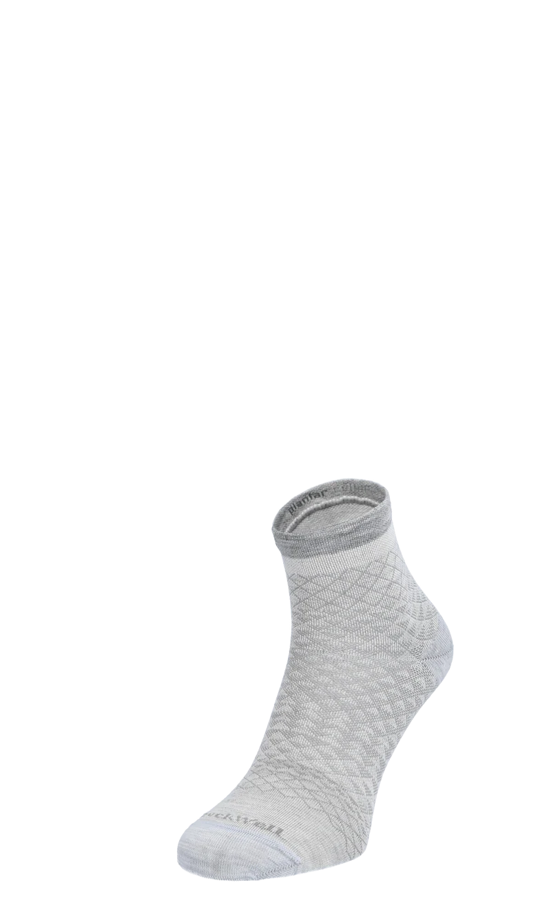 Plantar Ease II Quarter Dames Hielspoor Sokken Klasse 2 Ash