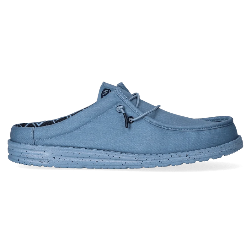 Wally Slip Canvas Heren Instappers Elemental Blue