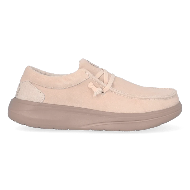Wendy Comf Suede Dames Instappers Blush