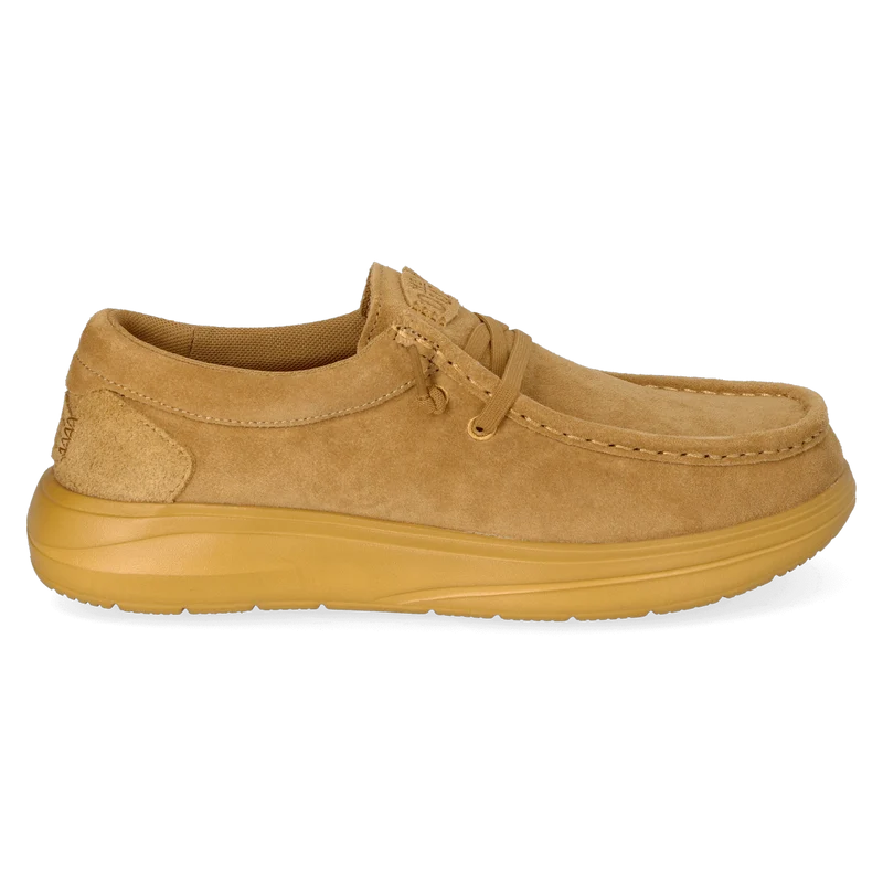 Wally Comf Suede Heren Instappers Golden Yellow