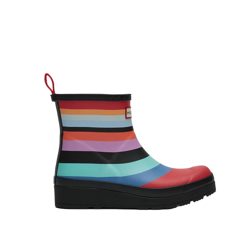 Women's Play Short Boots Multi Stripe