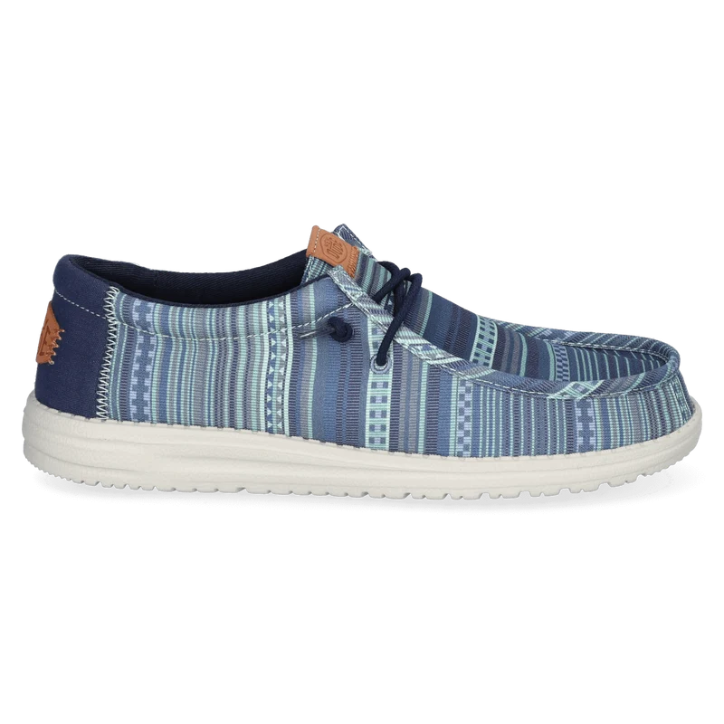 Wally Surf Shawl Heren Instappers Navy Blazer/Multi