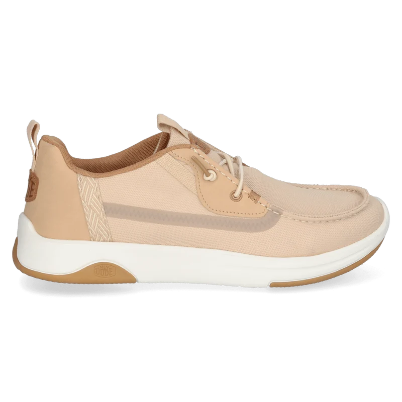 Wally Drift Mesh Heren Instappers Irish Cream/White
