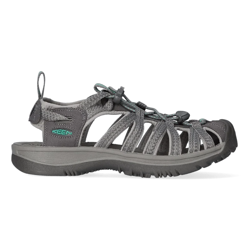Whisper Dames Wandelsandalen Medium Grey/Peacock Green