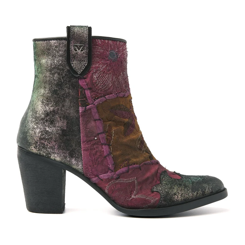 Dames Enkellaarsjes 85.605 Purple-Disco