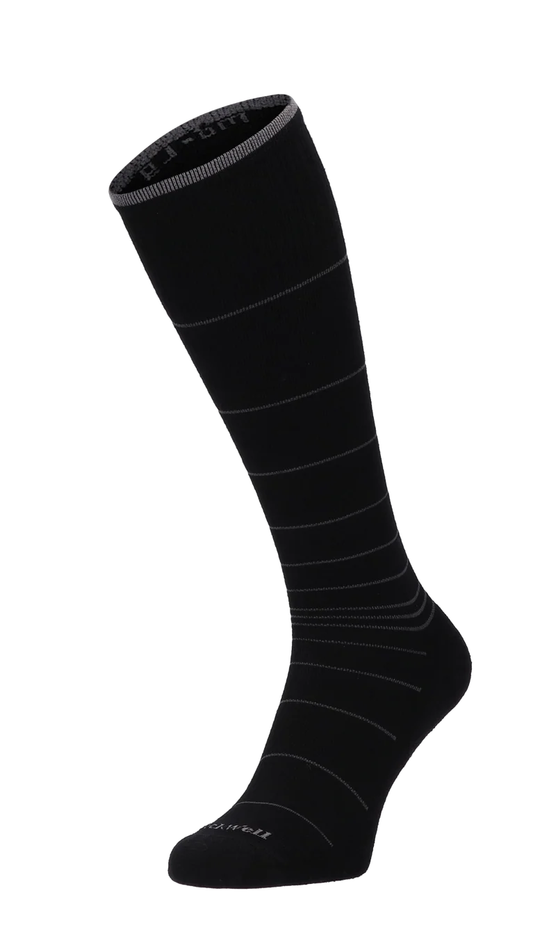 Circulator Heren Compressiekousen Klasse 1 Black Stripe
