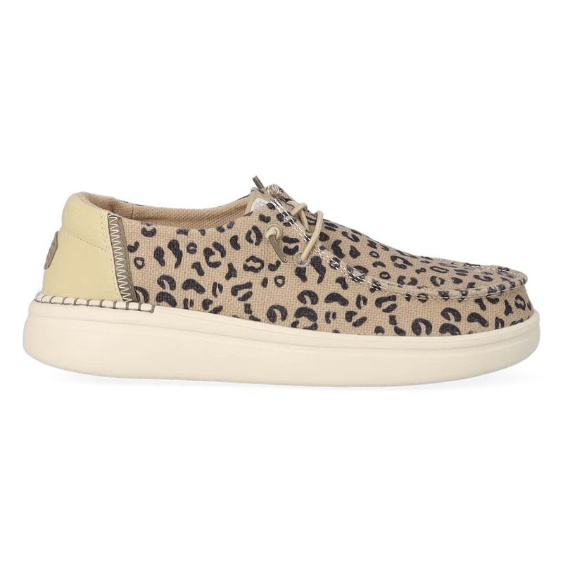 Wendy Rise Leo Dames Instappers Tan/Black