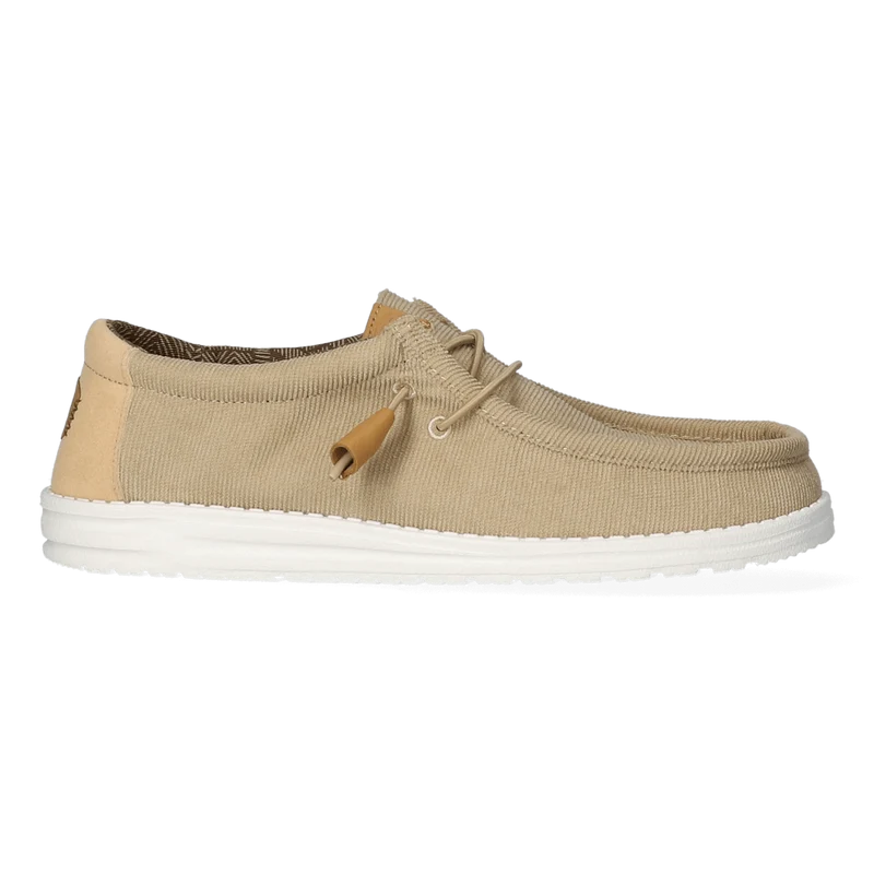Wally Corduroy Heren Instappers Tan