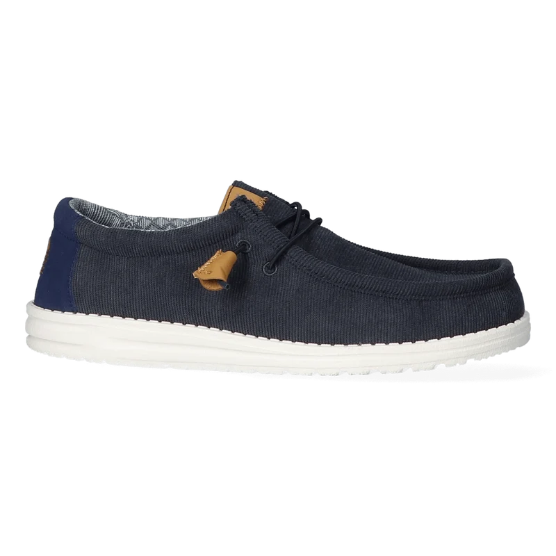 Wally Corduroy Heren Instappers Navy