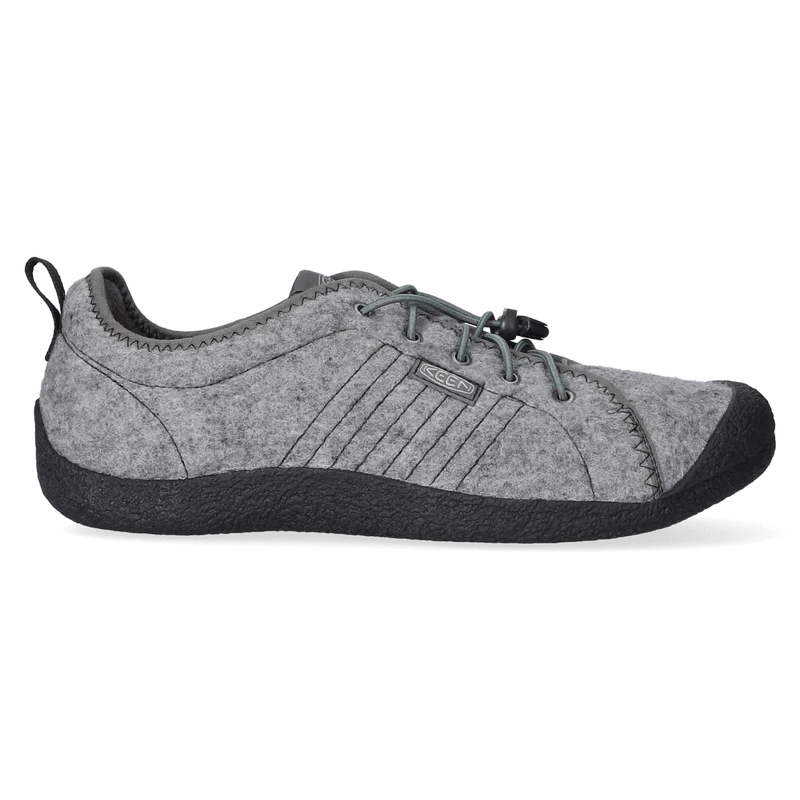 Howser Lace Heren Veterschoenen Grey Felt/Black