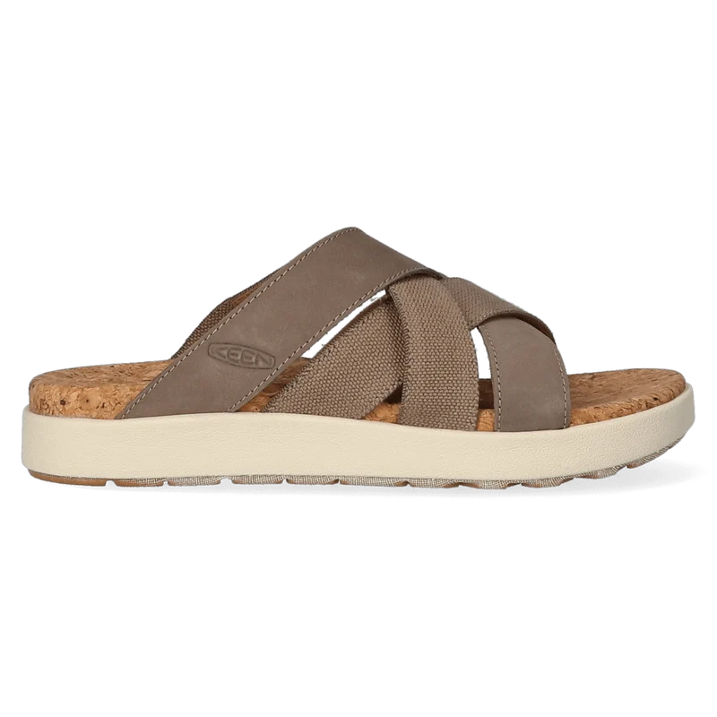 Elle Mixed Slide Dames Slippers Brindle/Birch