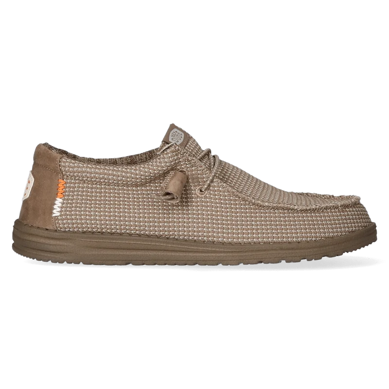 Wally Sport Mesh Heren Instappers Tan