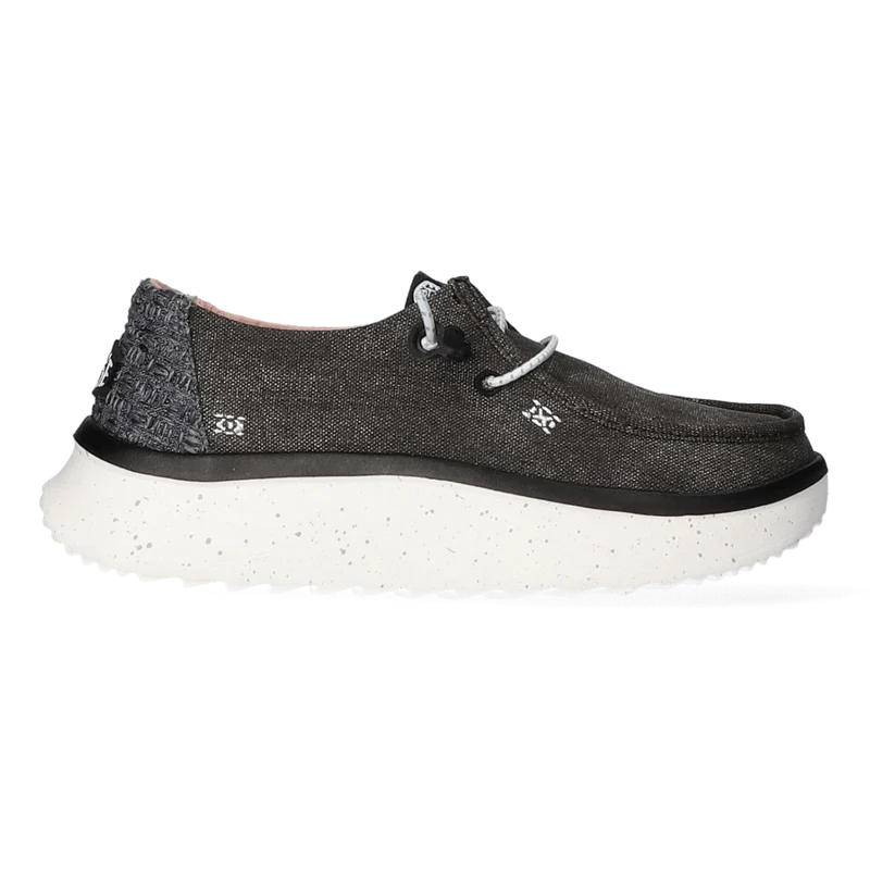 Wendy Peak Chambray Dames Instappers Black