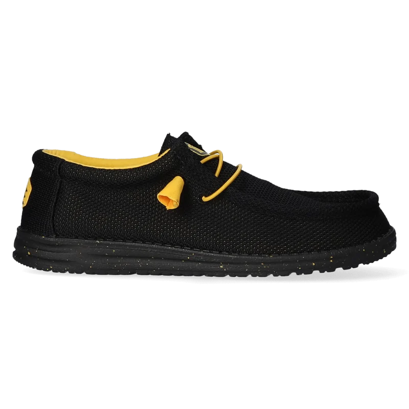 Wally Sox Heren Instappers Black/Yellow