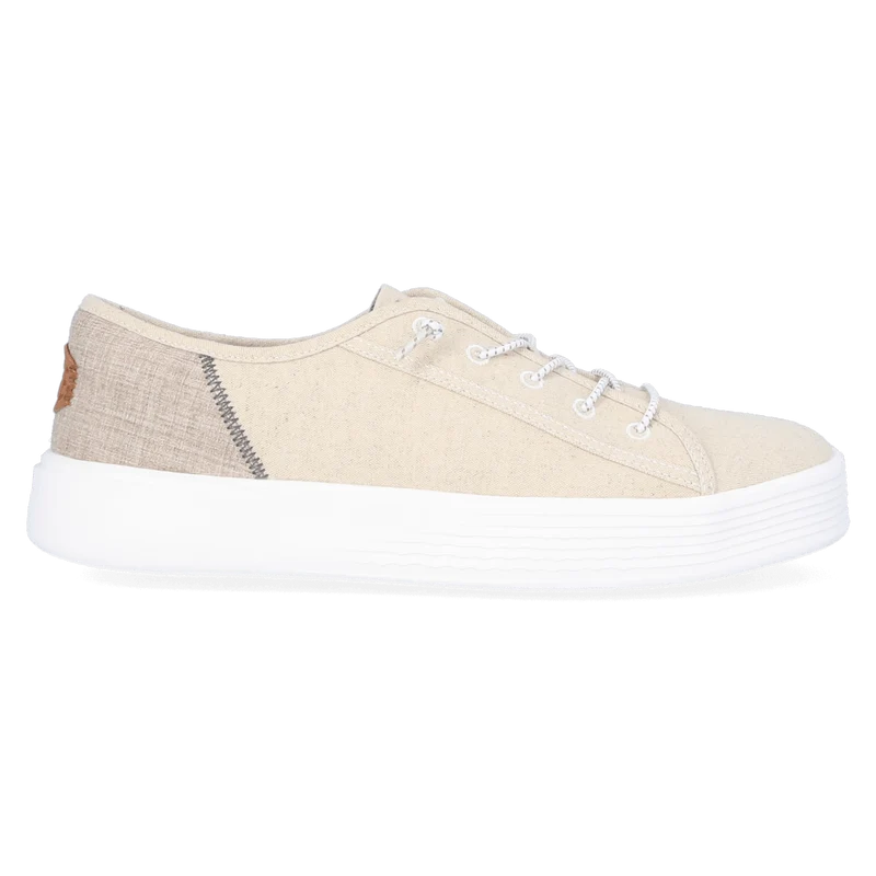 Cody Craft Linen Heren Sneakers White