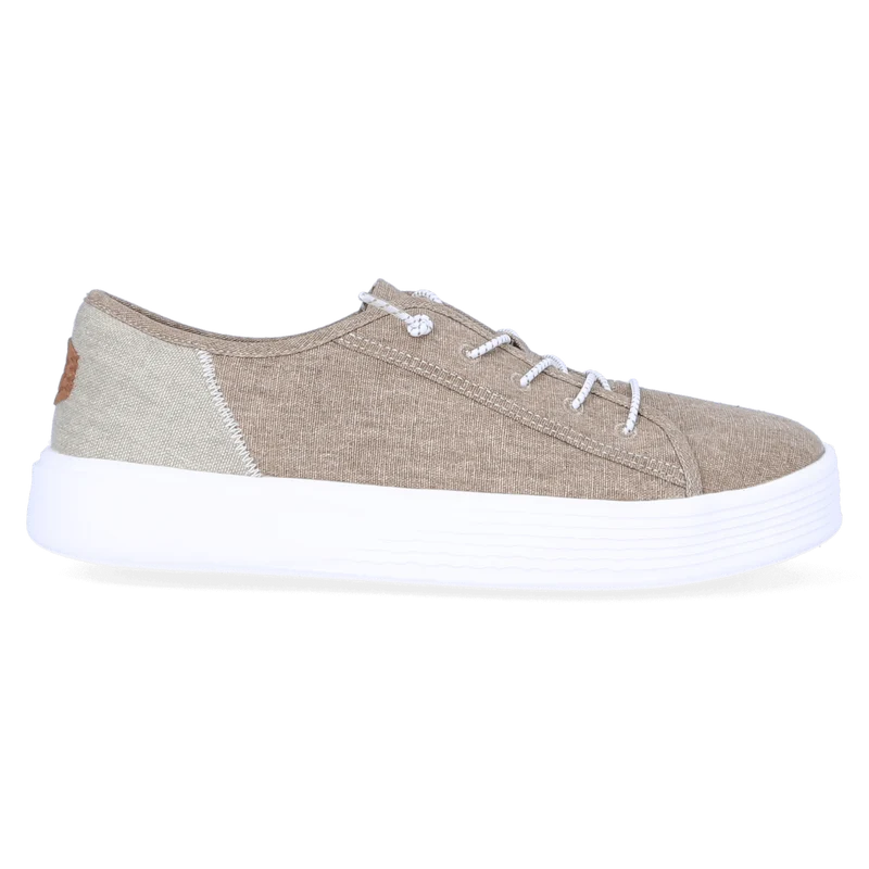 Cody Craft Linen Heren Sneakers Tan
