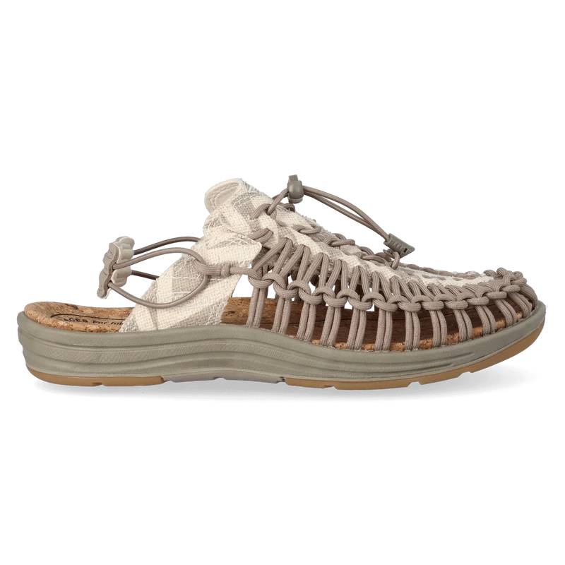 Uneek II Convertible Canvas Sandalen Brindle/Natural