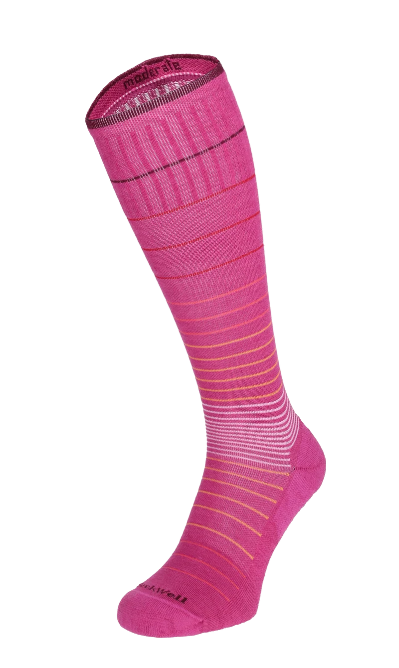 Circulator Dames Compressiekousen Klasse 1 Raspberry
