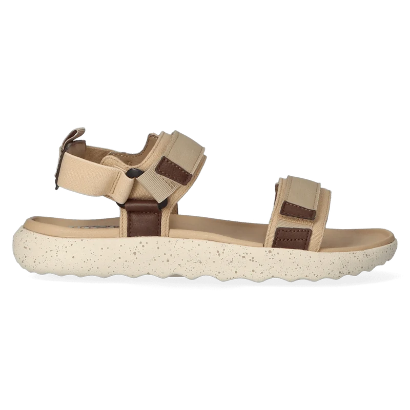 Carson Sport Mode Heren Sandalen Tan/White