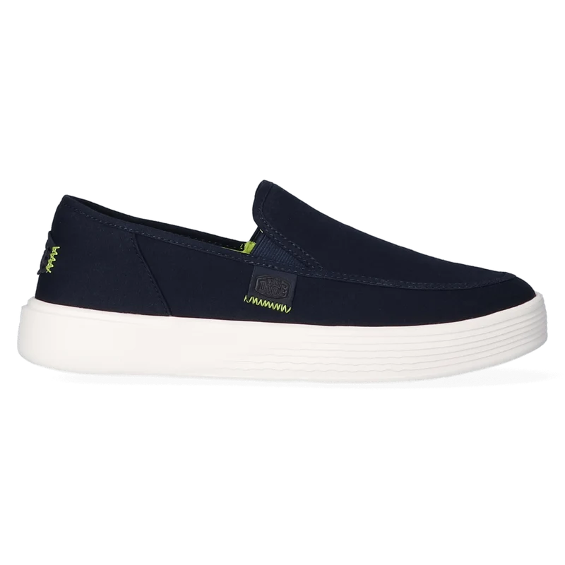 Sunapee Canvas Heren Instappers Navy/White