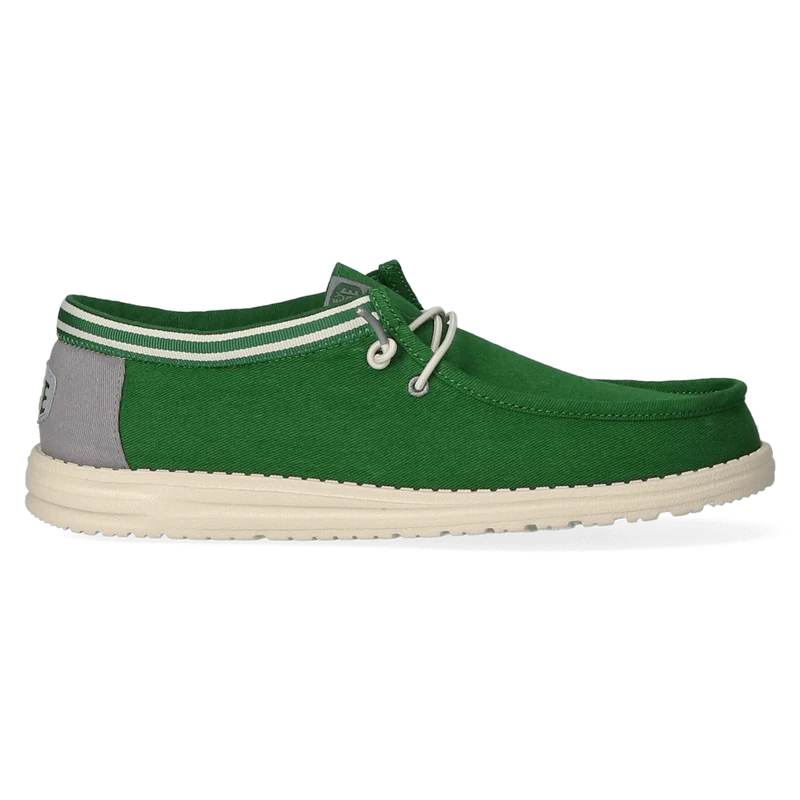 Wally Letterman Heren Instappers Green/White