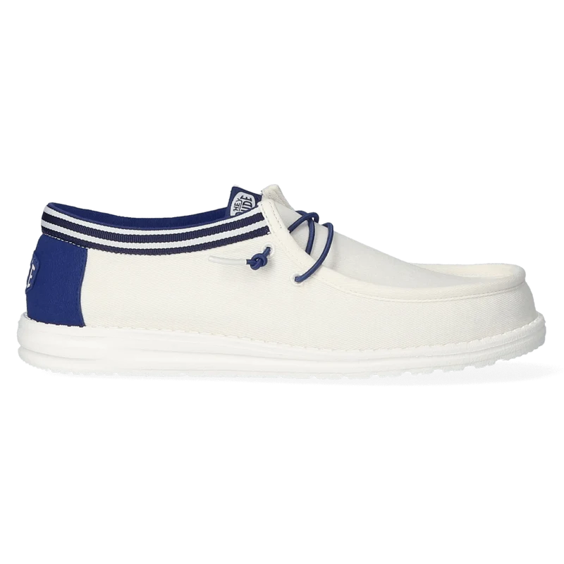Wally Letterman Heren Instappers White/Blue