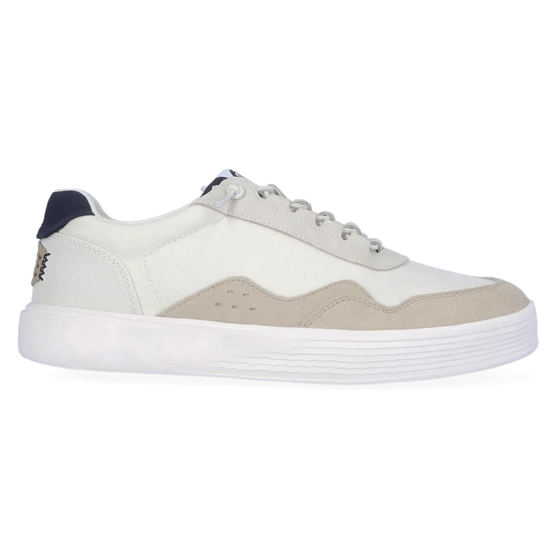 Hudson Canvas Heren Sneakers White/Grey