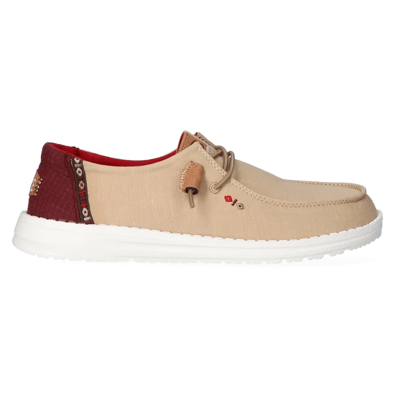 Wendy Chambray Boho Dames Instappers Brown
