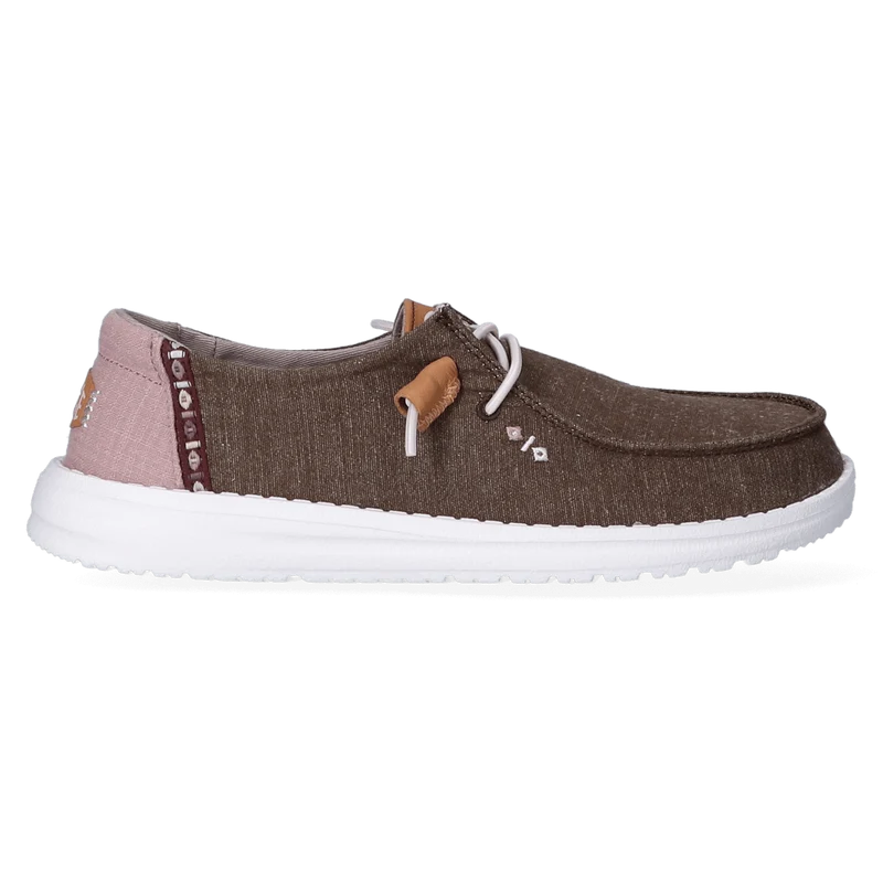 Wendy Chambray Boho Dames Instappers Black