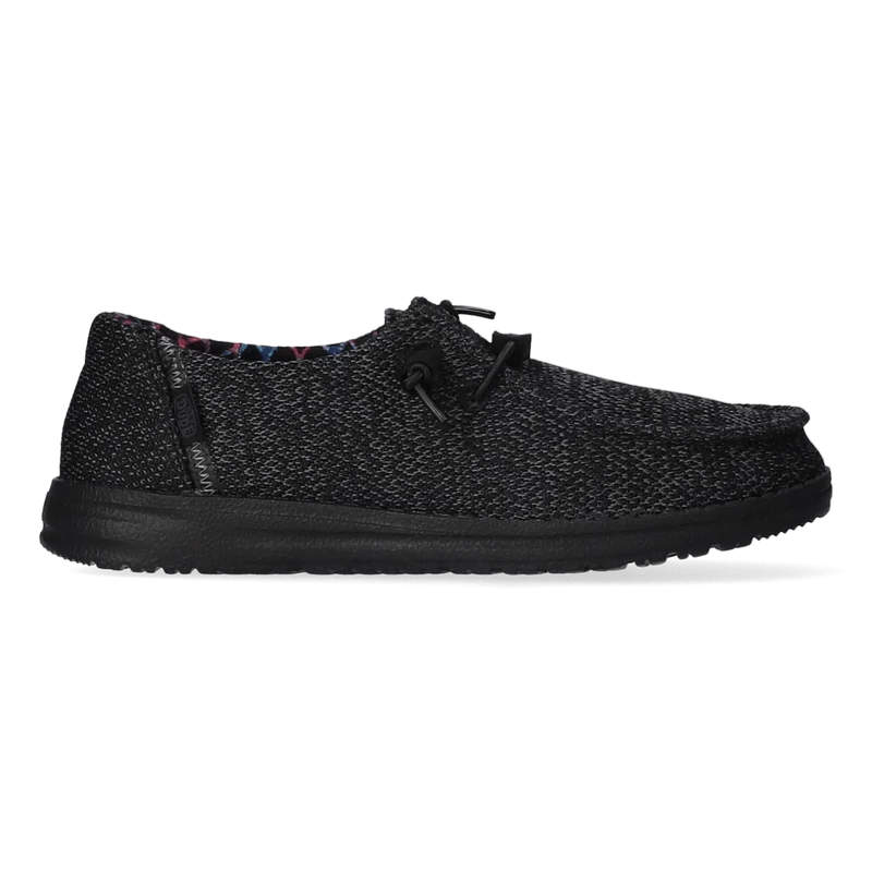 Wendy Sox Micro Dames Instappers Total Black