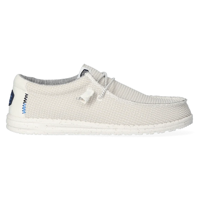 Wally Sport Mesh Heren Instappers White