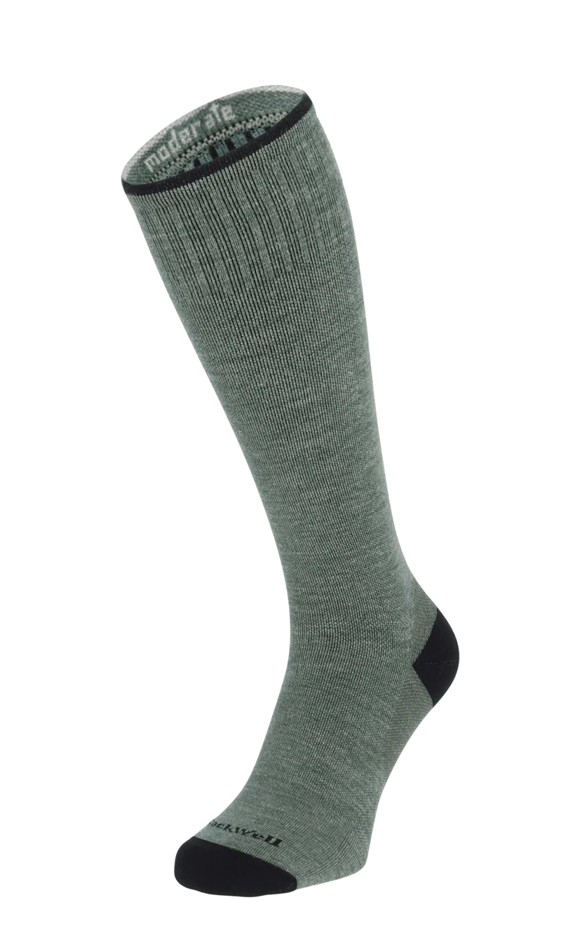 Elevation Heren Compressiekousen Klasse 2 Eucalyptus
