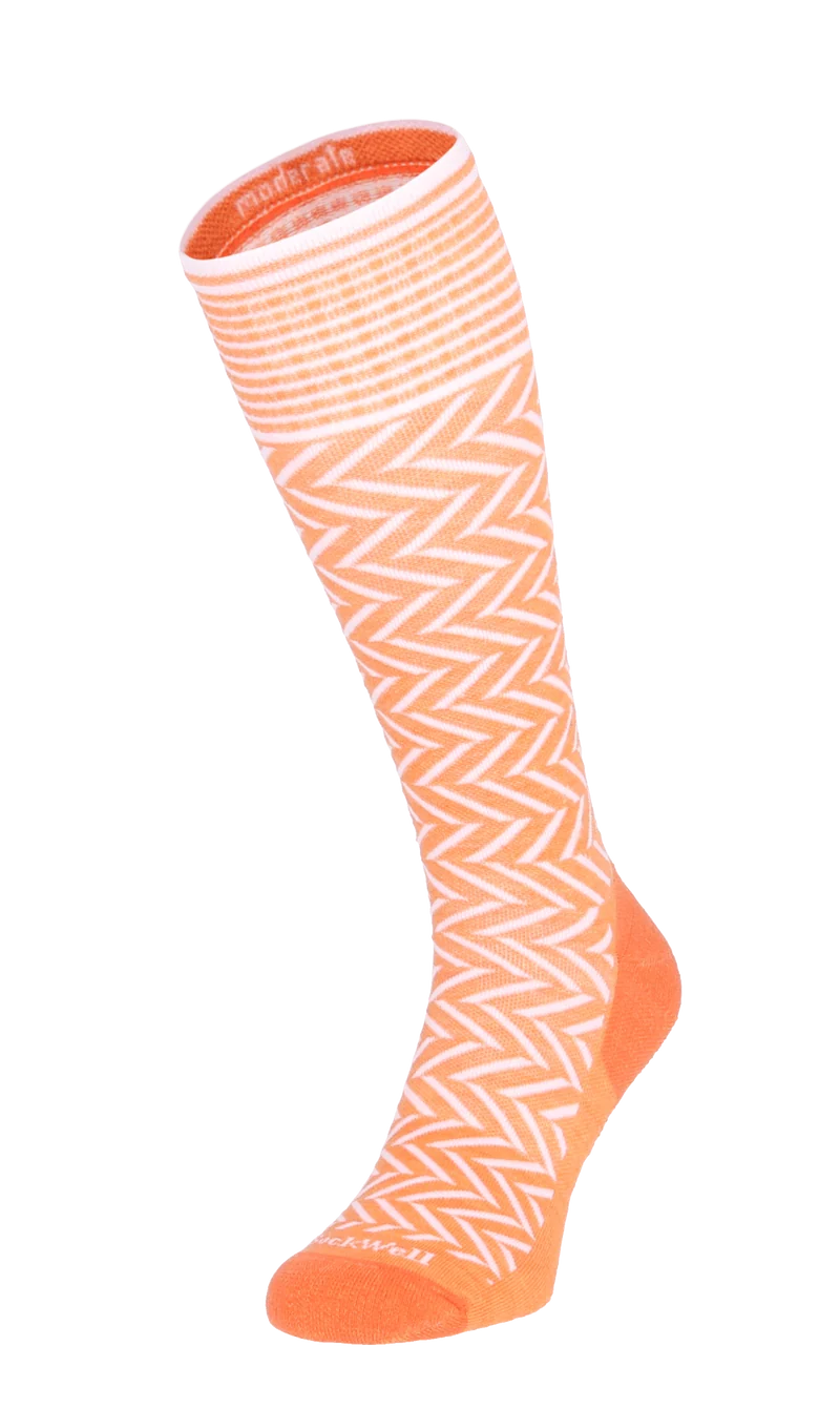 Chevron Dames Compressiekousen Klasse 1 Apricot