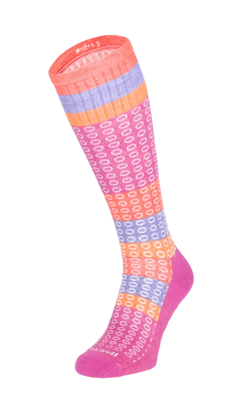 Full Circle Dames Compressiekousen Klasse 1 Raspberry