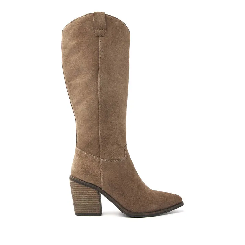 Dames Laarzen 53.597 Taupe