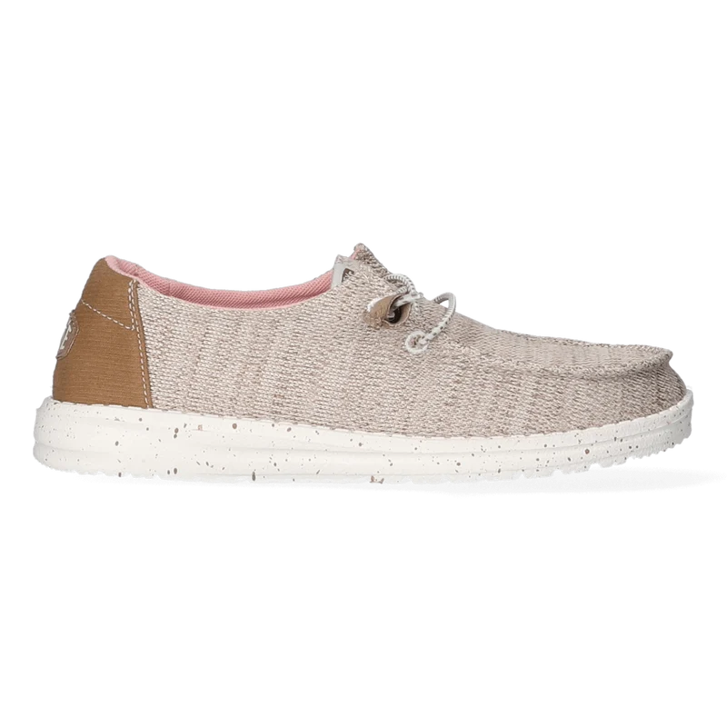 Wendy Sport Mesh Dames Instappers Walnut