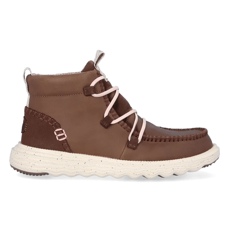 Reyes Leather Dames Boots Cocoa