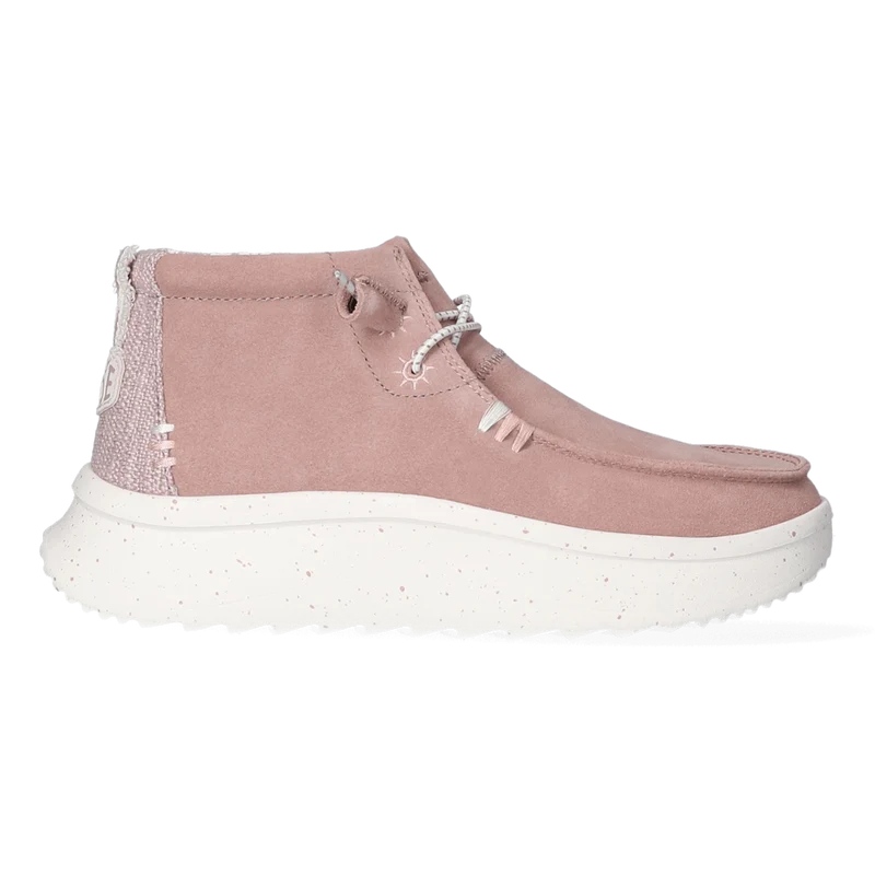 Wendy Peak Hi Suede Dames Instappers Blush
