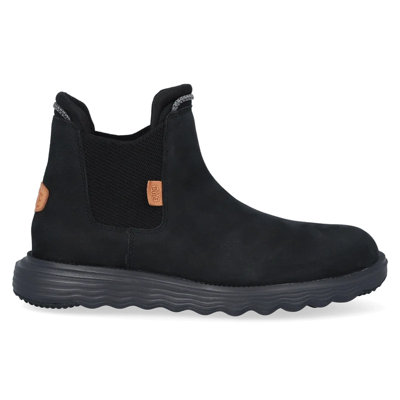 Branson Craft Leather Heren Boots Black