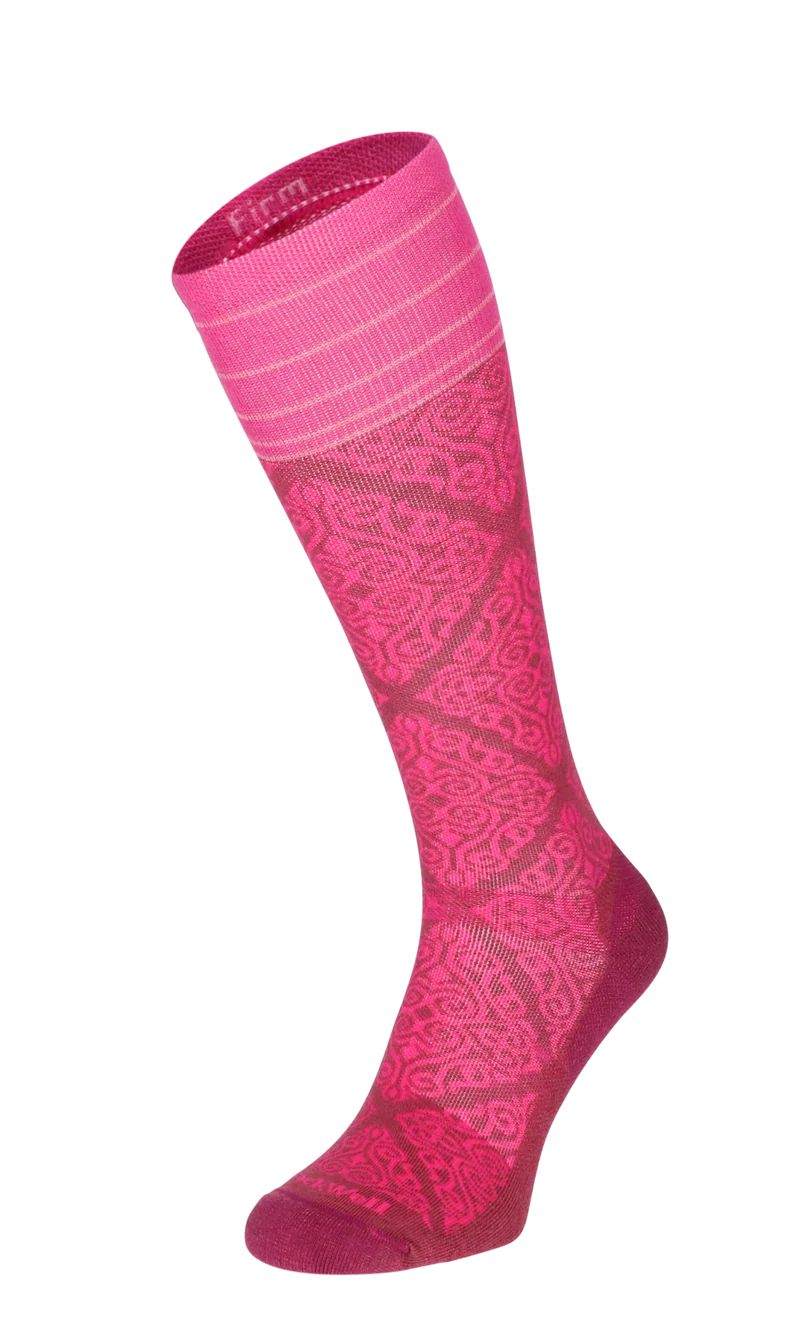 The Raj Dames Compressiekousen Klasse 2 Mulberry