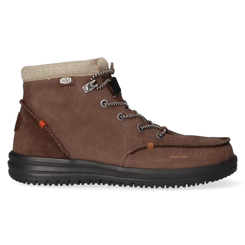 Bradley Leather Heren Boots Brown